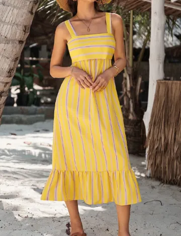 Rochie medie SHEIN, galben Galben