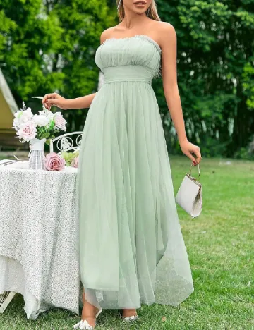 Rochie lunga SHEIN, verde