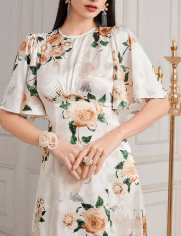 Rochie medie SHEIN, alb Alb