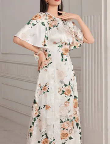 Rochie medie SHEIN, alb Alb