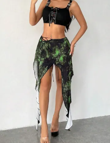 Fusta SHEIN, verde Verde