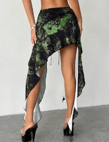 Fusta SHEIN, verde Verde