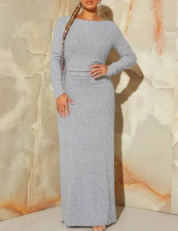 Rochie lunga SHEIN, gri