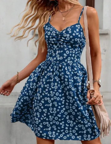 Rochie scurta SHEIN, albastru