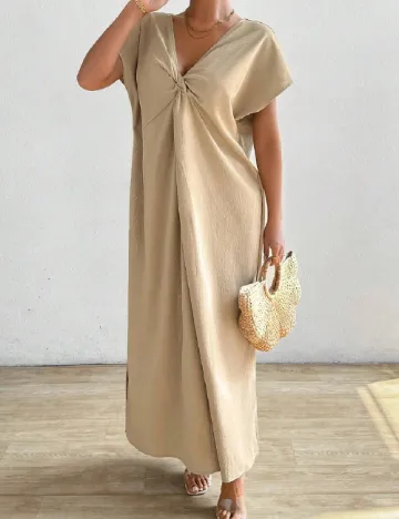 Rochie lunga SHEIN, crem