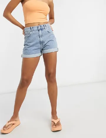 Pantaloni scurti Pull&Bear, albastru Albastru