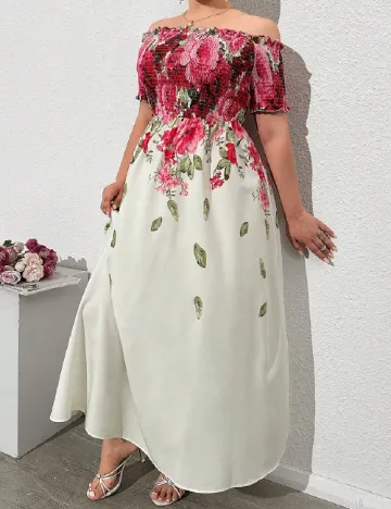 Rochie lunga SHEIN CURVE, mix culori