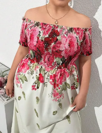 Rochie lunga SHEIN CURVE, mix culori