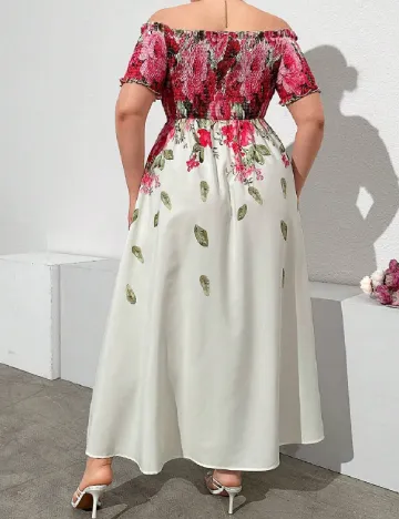 Rochie lunga SHEIN CURVE, mix culori