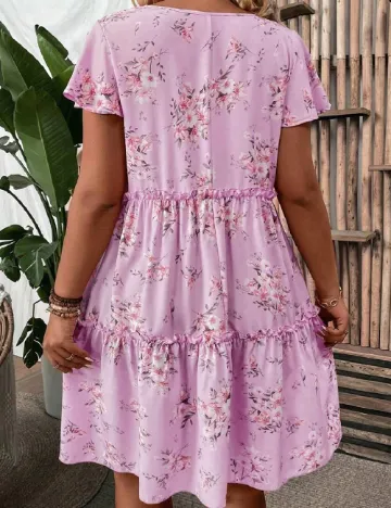 Rochie scurta SHEIN CURVE, mov Mov