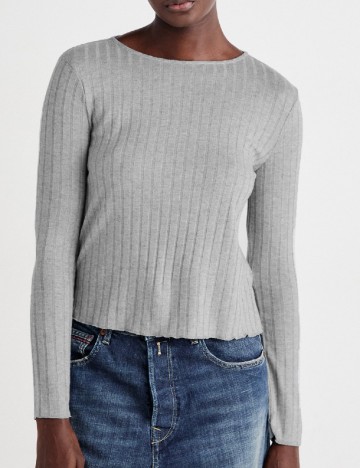 Bluza Pieces, gri