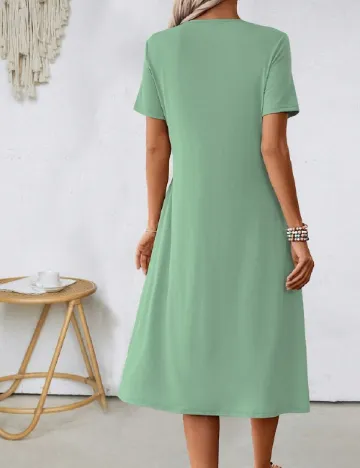 Rochie medie SHEIN, verde Verde