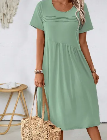 Rochie medie SHEIN, verde Verde