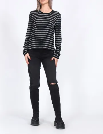 Bluza Pieces, negru