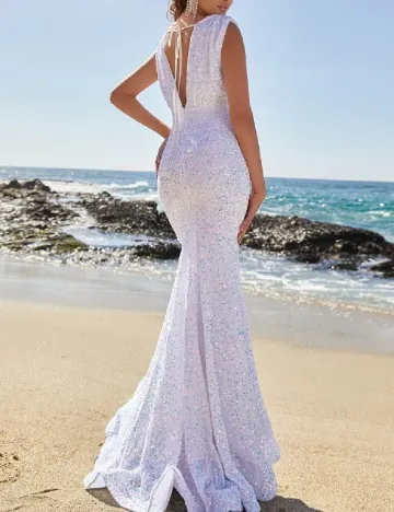 Rochie lunga Faeriesty, alb Alb