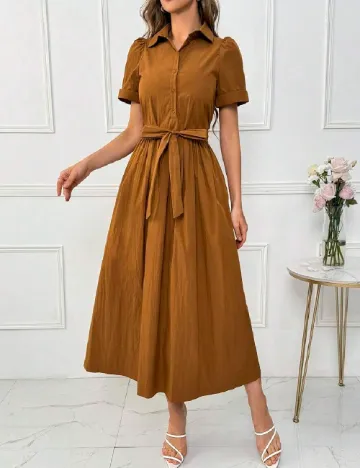 Rochie lunga SHEIN, maro