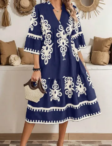 Rochie medie SHEIN, albastru