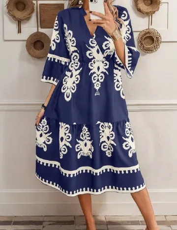 Rochie medie SHEIN, albastru