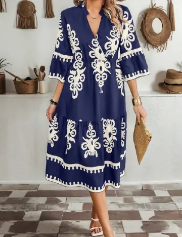 Rochie medie SHEIN, albastru