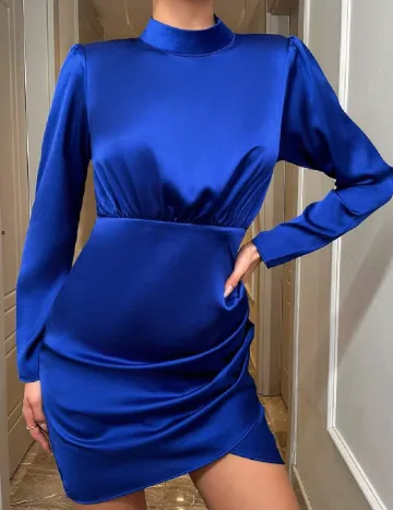 Rochie scurta SHEIN, albastru Albastru