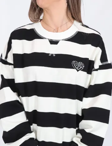 Bluza Only, alb/negru