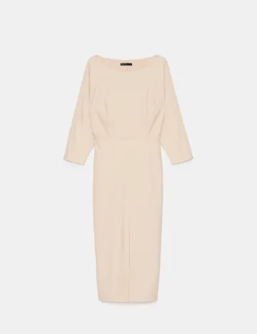 Rochie medie Mohito, crem