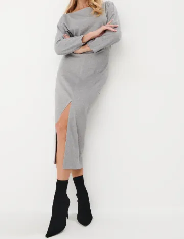 Rochie medie Mohito, gri