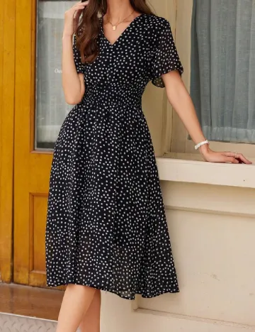 Rochie medie SHEIN, negru Negru