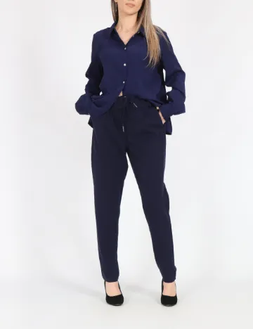 Pantaloni Only, bleumarin