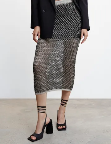 Fusta Mango, negru