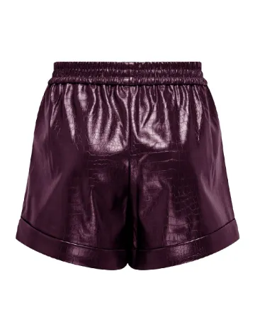 Pantaloni scurti Only, pruna Mov