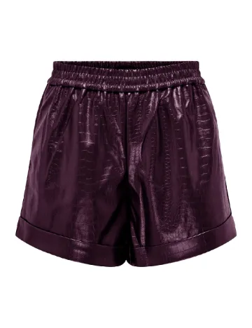 Pantaloni scurti Only, pruna Mov