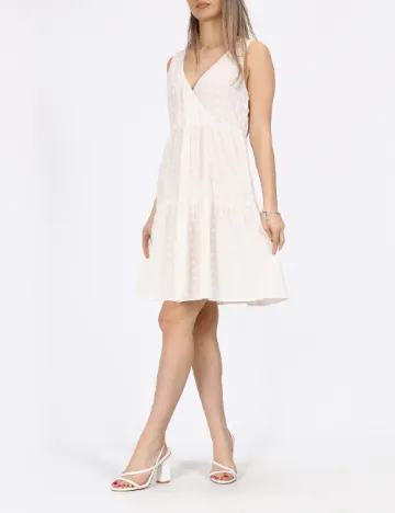 Rochie scurta Jacqueline de Yong, alb