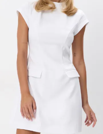 Rochie scurta Mohito, alb