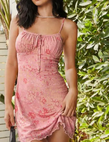 Rochie scurta SHEIN, roz