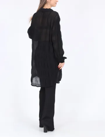 Camasa Oversize SHEIN, negru