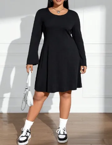 Rochie scurta SHEIN CURVE, negru