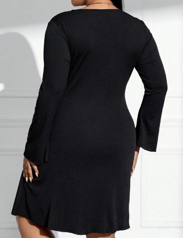 Rochie scurta SHEIN CURVE, negru