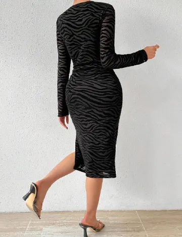 Rochie medie SHEIN, negru Negru