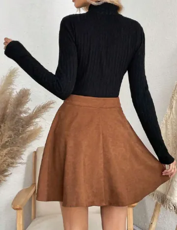 Compleu SHEIN, negru/maro