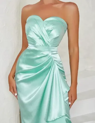Rochie medie SHEIN, turcoaz Verde