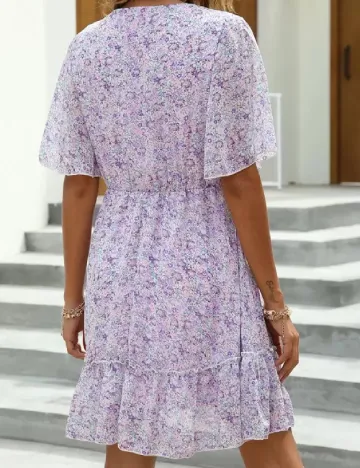 Rochie scurta SHEIN, floral print