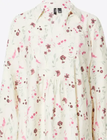 Rochie scurta Vero Moda, crem Crem