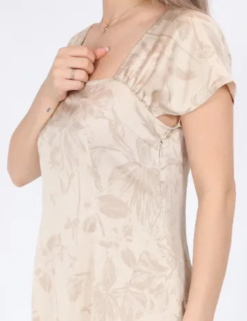 Rochie medie Vero Moda, bej