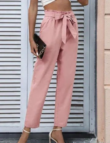 Pantaloni SHEIN, roz
