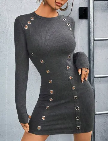 Rochie scurta SHEIN, gri