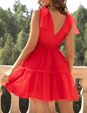 Rochie scurta SHEIN, rosu Rosu