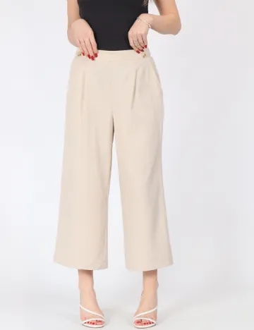 Pantaloni Vero Moda, crem