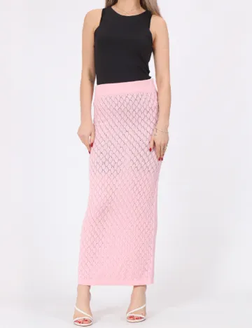 Fusta Vero Moda, roz Roz
