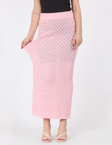 Fusta Vero Moda, roz Roz